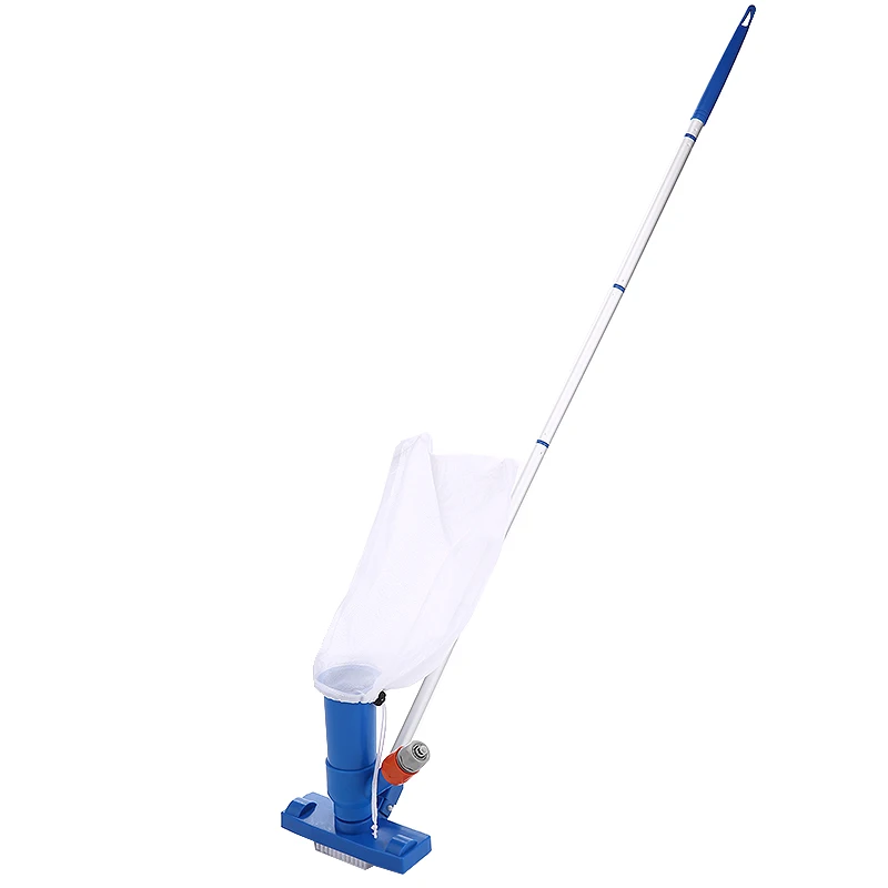 

Swimming Pool Bottom Cleaning Tools Set Vacuum Cleaner Collecting Bag & Rod Adjustable Extendable Pole 3 Brushes