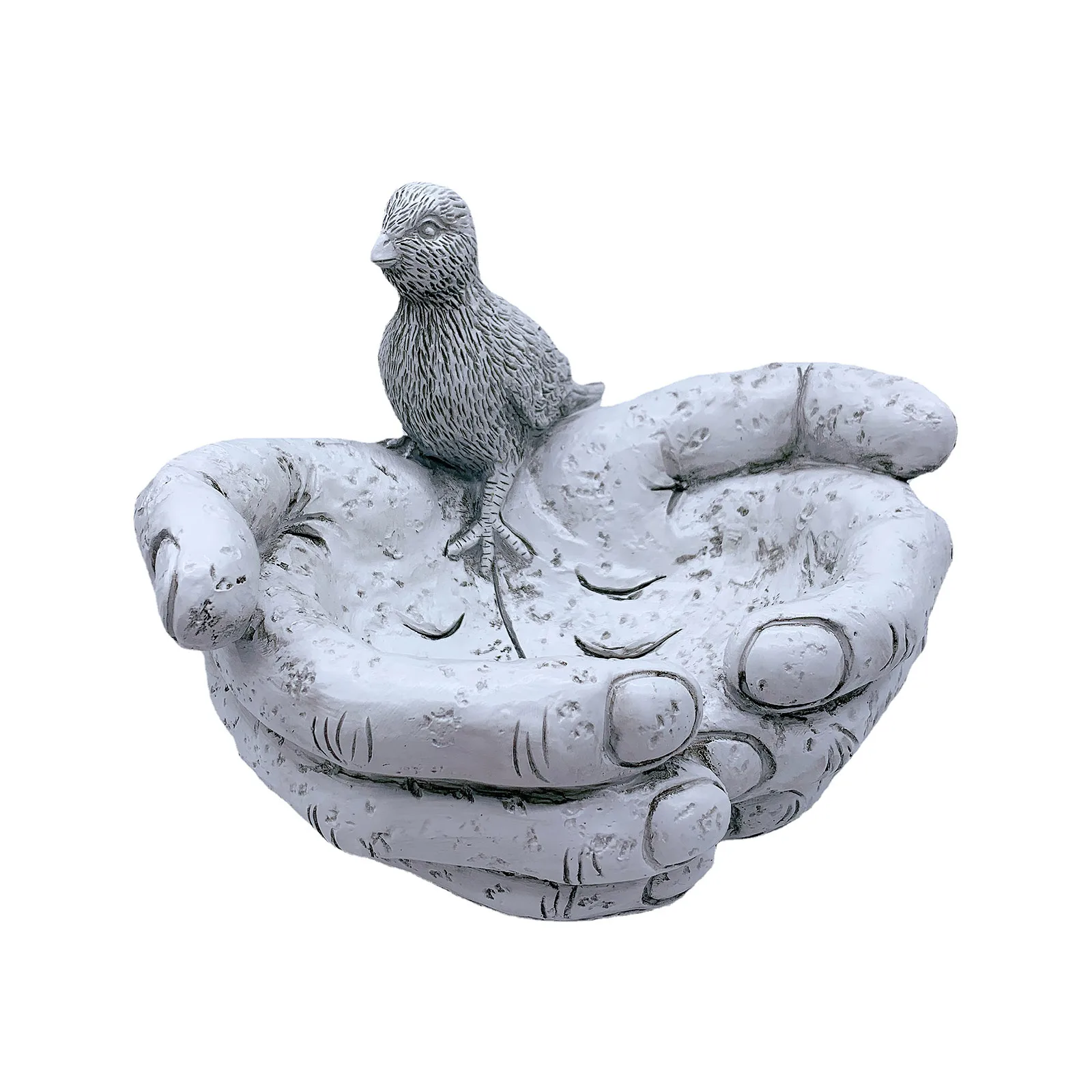 Hand Holding Bird Feeder Ornaments For Garden Decorations Outdoor Gifts