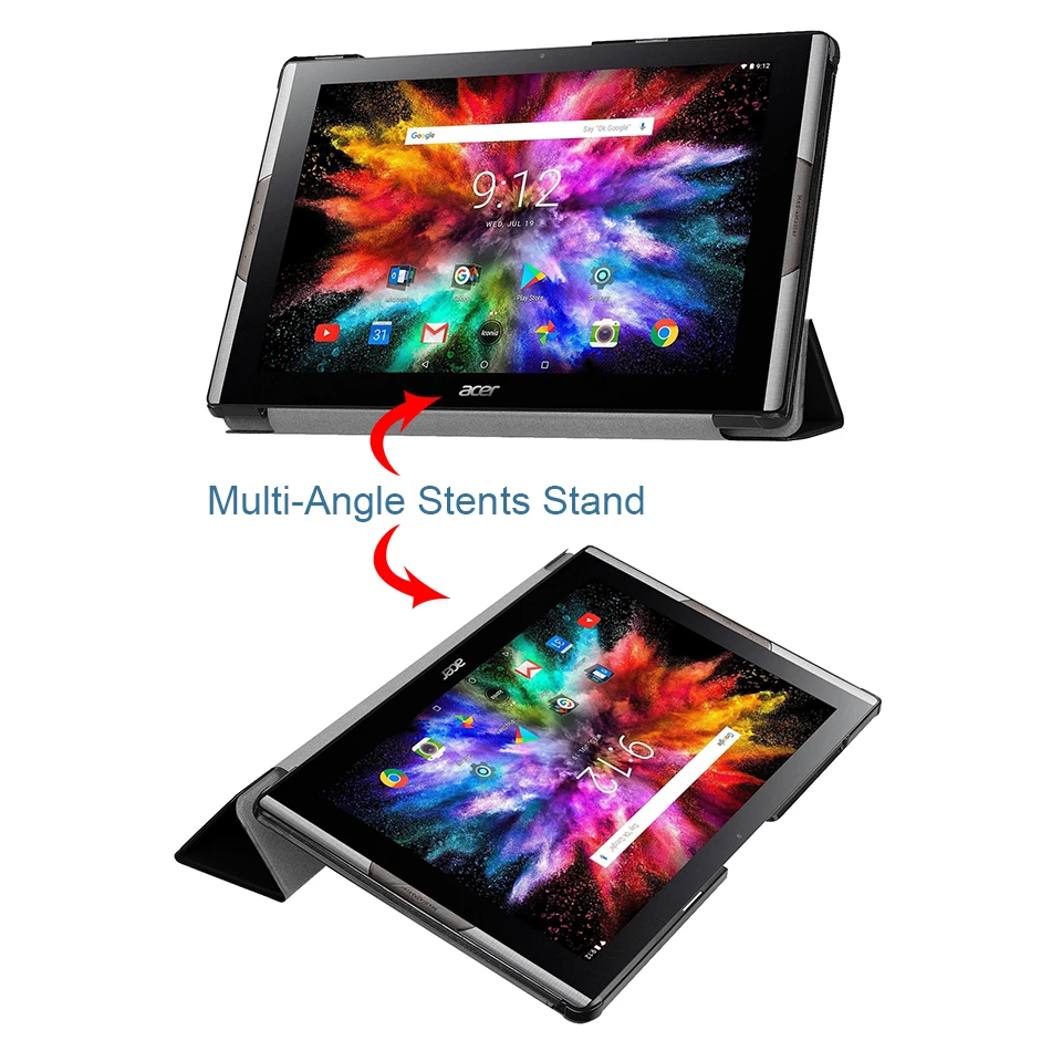 MTT чехол для планшета для acer Iconia one 10 A3-A50, 10,1 дюймов, чехол, тонкий чехол с изображением животных из искусственной кожи, магнитный чехол-подставка, защитный чехол
