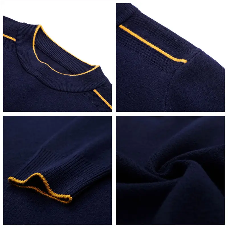 COODRONY Brand Sweater Men Classic Casual O-Neck Pullover Men Autumn Winter Thick Warm Pull Homme Cashmere Woolen Knitwear 91108