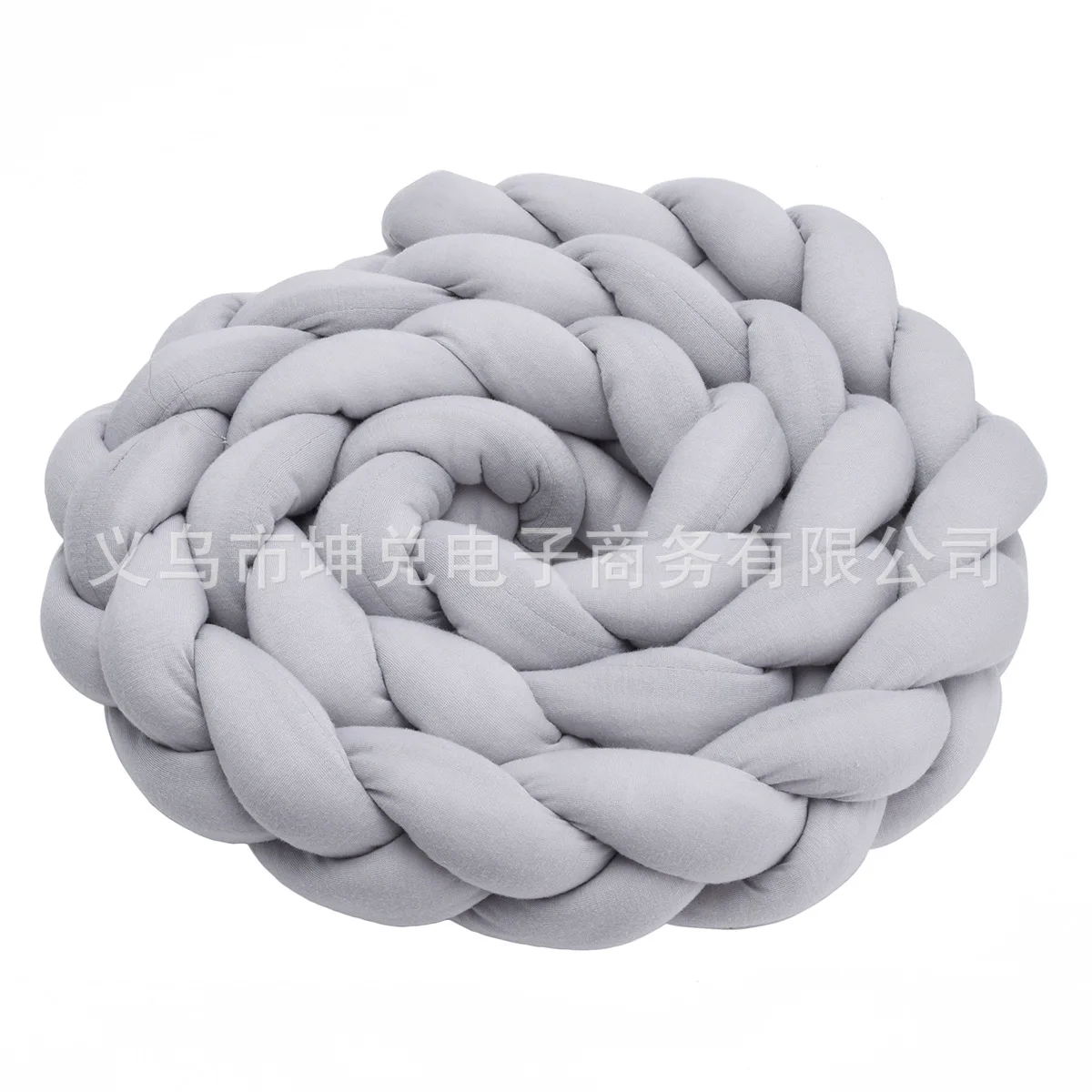 

ins new woven strip knotted ball pillow sofa pillow creative Nordic simple children's room decoration room decoration 2021