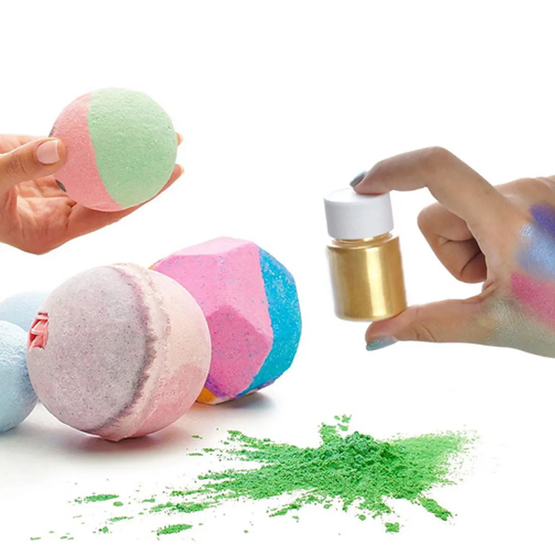 10 г поставки Slime Art DIY жемчужный порошок Llizuny порошок окраска пигмент кристалл глина Ил слюда блеск украшения игрушки для детей