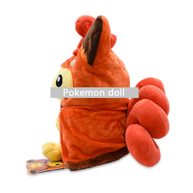 Takara Tomy Pokemon Plush 30cm High Quality Pikachu Cosplay Vulpix Peluche Soft Stuffed Dollls Cute Toys for Children | Игрушки и хобби