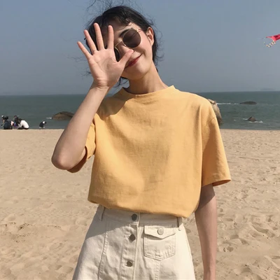 

2020 mint Women Short Sleeve Shirt Top Garment