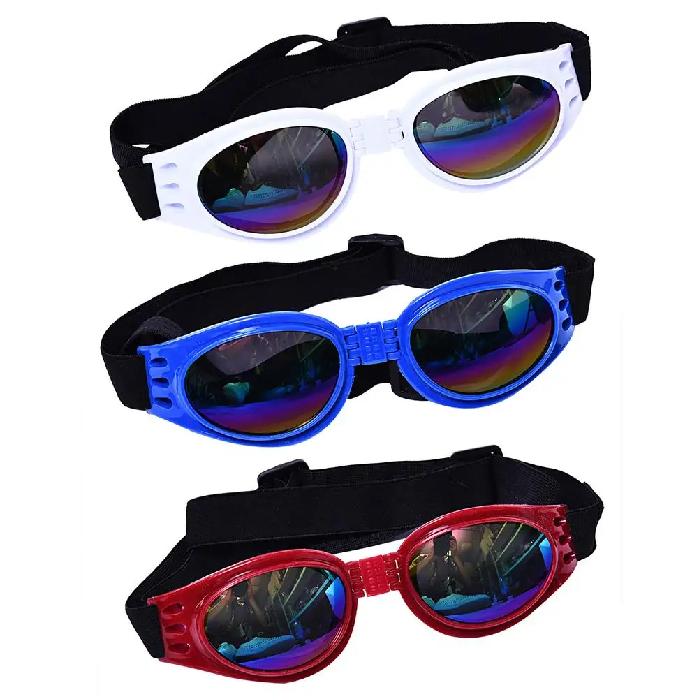 Солнцезащитные очки для домашних животных складные ветрозащитные очки для собак с защитой от ультрафиолета Складные Модные защитные очки для домашних животных товары для питомцев