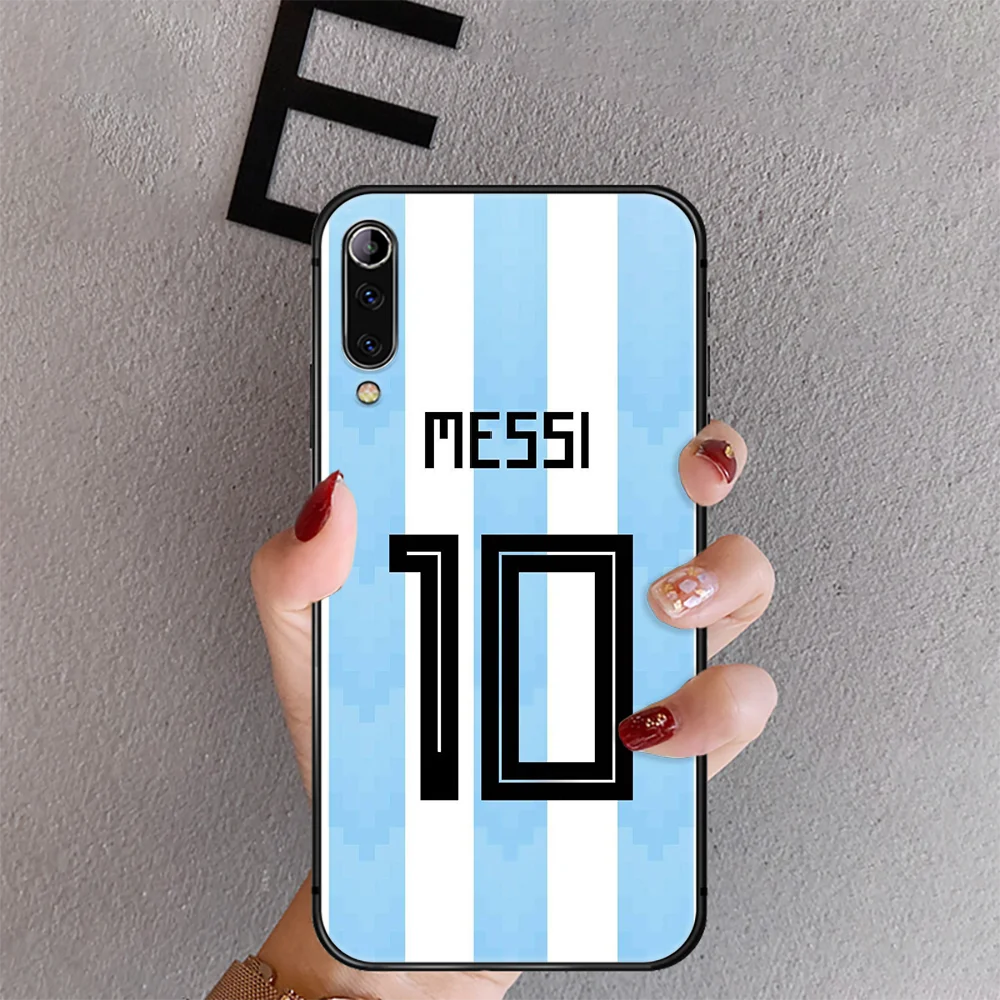 

Messi Football Lionel 10 Phone Case Cover For Xiaomi Mi Note 8 9 3 9 A2 A3 9T 10 Max Pro Lite Ultra Black Back Luxury Etui Prime