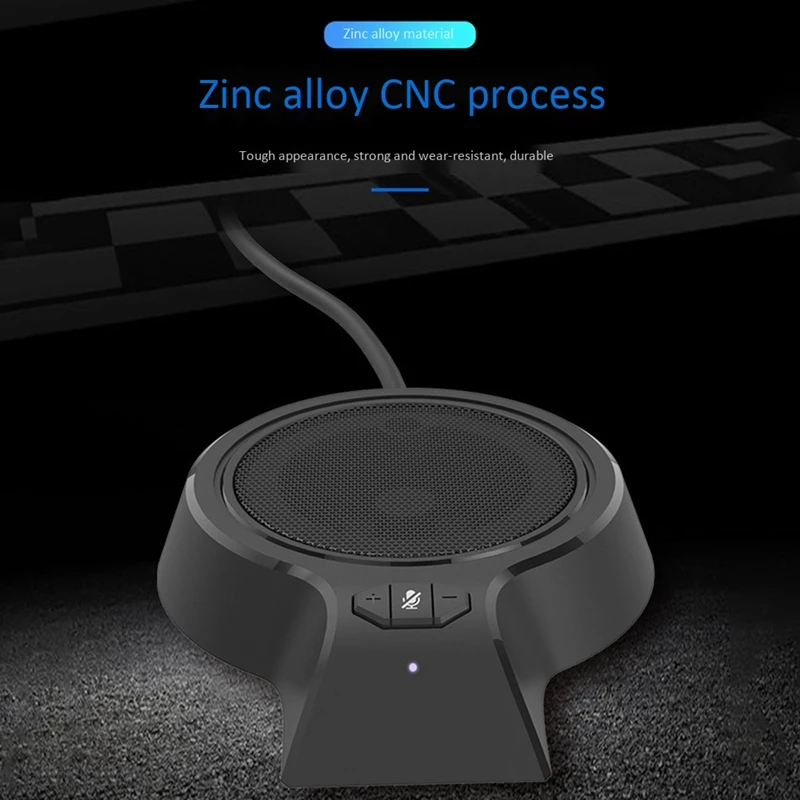 

Microphone 360 degree Pickup Video Voice Call USB Omnidirectional Microphone Video Conference Webcast Microphone