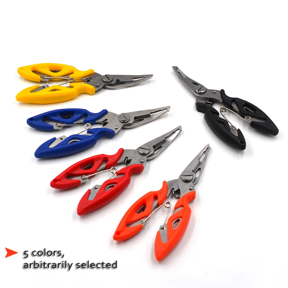 

Fishing Plier Scissor Braid Line Lure Cutter Hook Remover etc. Tackle Tool Cutting Fish Use Tongs Multifunction Scissors