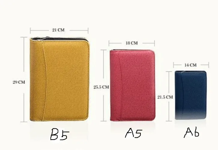 OL горячая Распродажа Filofax a6 a5 b5 сумка калькулятор на молнии с раскладными листами
