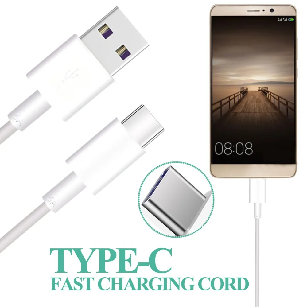 Быстрая зарядка 2A usb type C кабель для huawei P9 P10 Plus nova3e nova2 Plus honor v9 8 9 note8 v8 Play mate P20 pro P10
