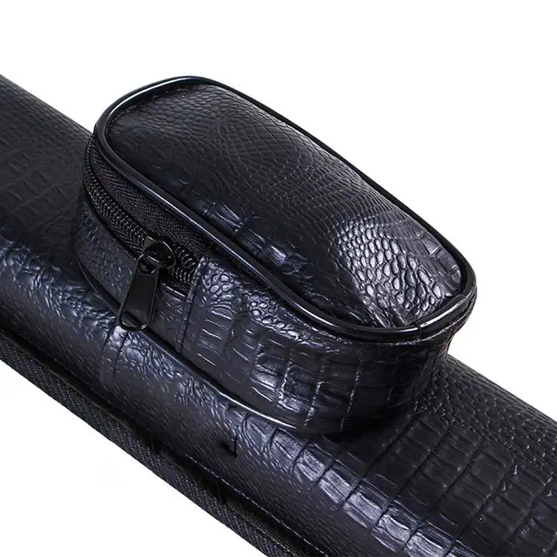 

Original MEILIN 1/2 Pool Cue Case High Quality PU Material 3 Holes Pure Black Billiard Carrying Bag Durable Billar Accessories