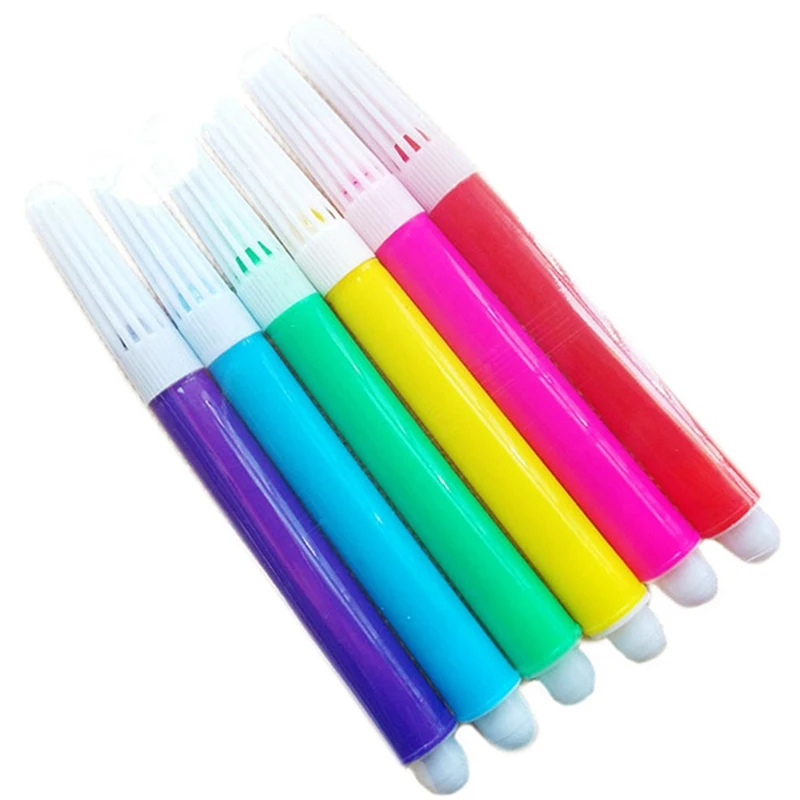 

Multifunctional Painting Drawing Watercolor Pen Tool Toys For Children Coloured Painting Brush 6 Colors Graffiti Painting