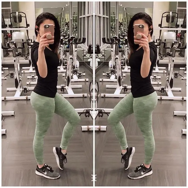 Новинка 2019 европейские и американские женские камуфляжные обтягивающие штаны