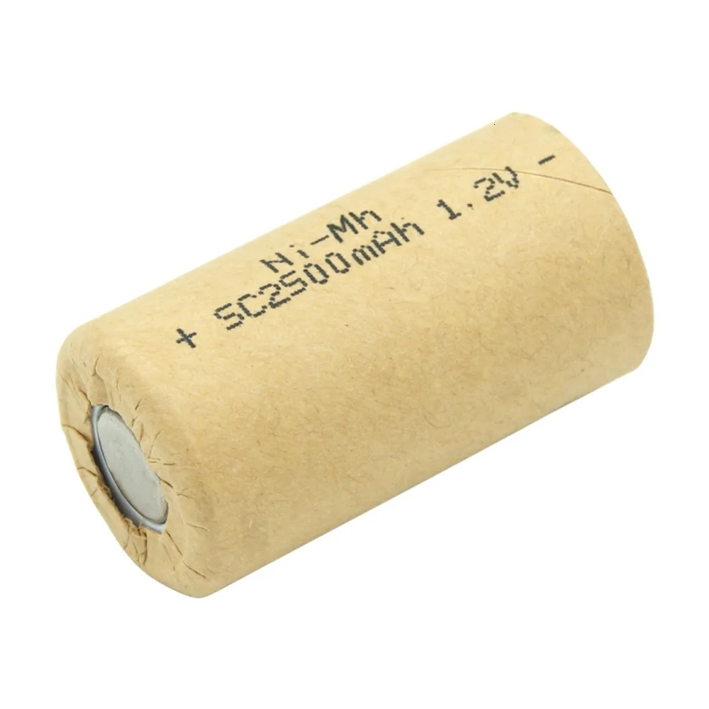 6 шт. 1,5/2,0/2,5/3.0Ah Ni CD 1,2 в Ni MH subc SC аккумулятор скорость разряда 10C-15C для электроинструментов