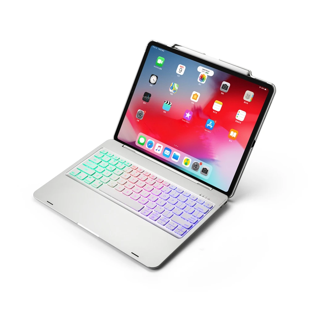 Складной ABS Материал откидная крышка Беспроводная клавиатура Bluetooth для Apple iPad Pro 12,9 A1876 A1895 a1983a2014 чехол для планшета