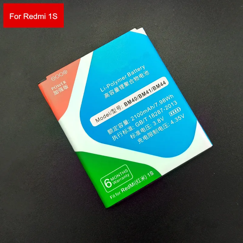 Аккумулятор XDOU BM40 BM41 BM44 для Xiaomi 2A Mi2A Hongmi Red Mi 1S 2100 мАч замена батареи большой
