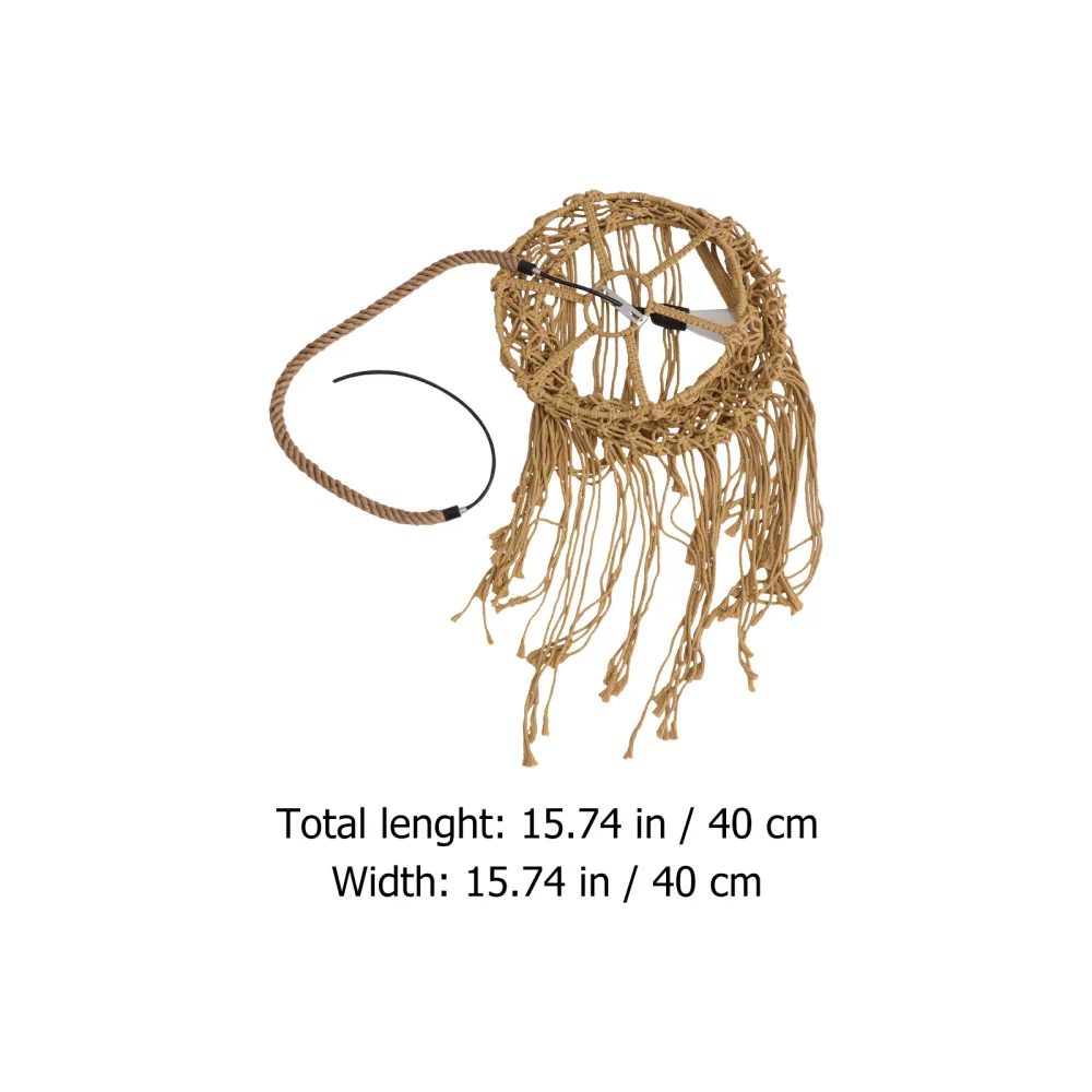 

1 Pc Retro Lamp Decoration Anti-dust Lamp Cover Household Lamp Screen (Beige)