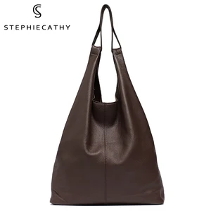 SC большие кожаные сумки на плечо для женщин повседневные винтажные мягкие сумки из натуральной кожи сумка-хобо Женская Повседневная сумка для покупок