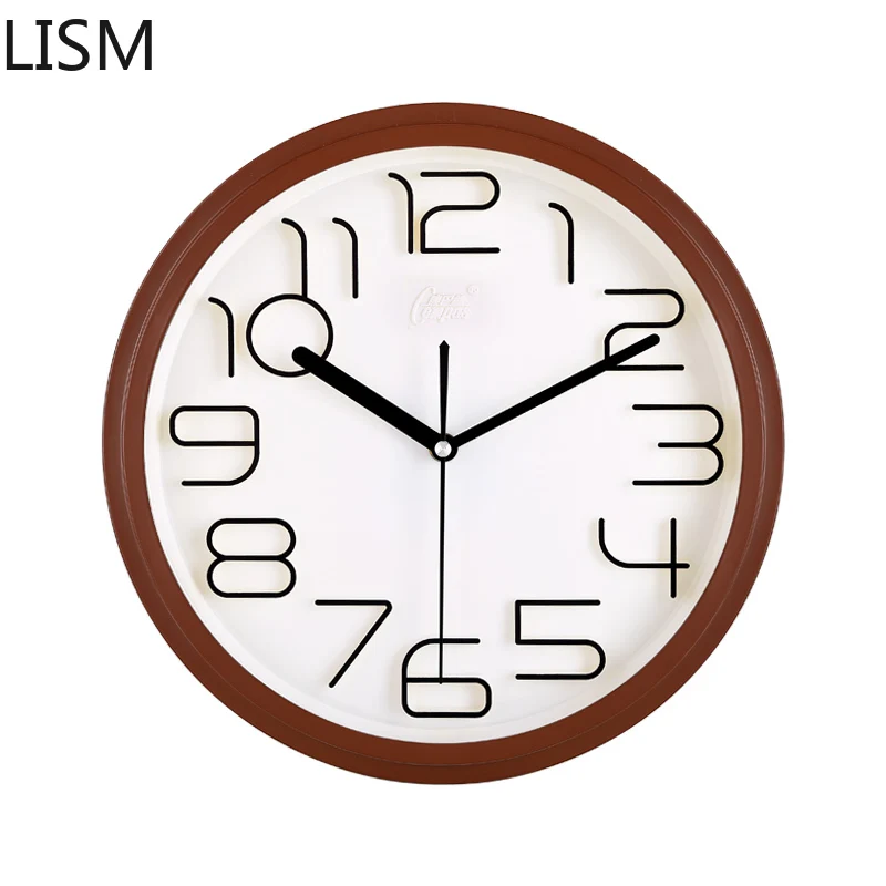 

Fashion Living Room Wall Clock Modern Design Simple Silent Wodd Pocket Watch Bedroom Quartz Clocks Reloj De Pared Home Decor