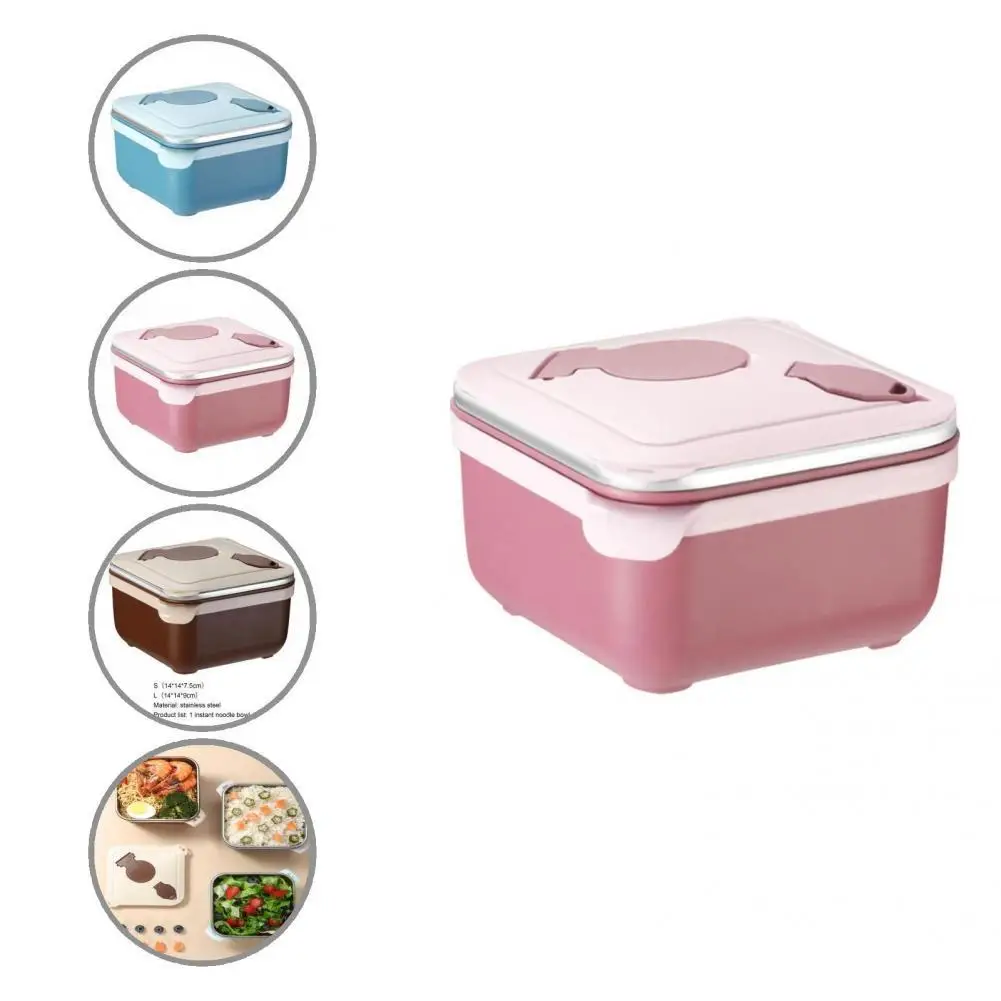 

1000ml/1400ml Bento Box Fancy Anti-stick Versatile Square Airtight Bento Box for Picnic Lunch Bento Box Food Storage Box