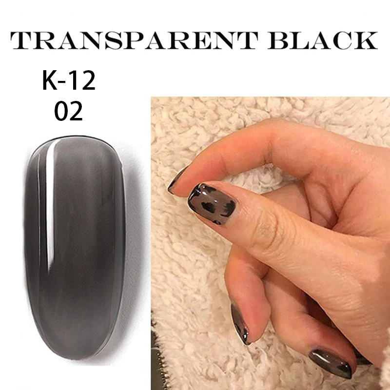 

SKVP 8ml Transparent Black white UV/LED Nail Polish