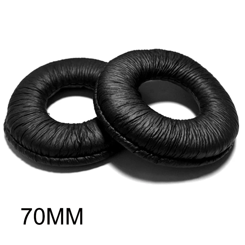 2 пары подушечек для наушников SONY MDR V150 V250 V300 универсальные круглой гарнитуры 70 мм