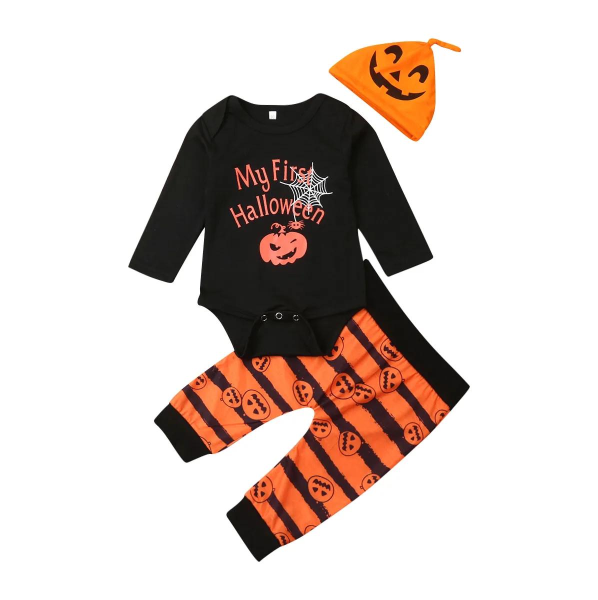 New My First Halloween Newborn Baby Boy Girl Romper Jumpsuit Pants Clothes Outfits | Детская одежда и обувь
