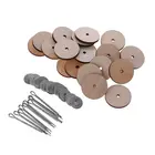Соединители деревянные для плюшевых мишек ручной работы, 12-30 мм, 10 комплектов, аксессуары для рукоделия