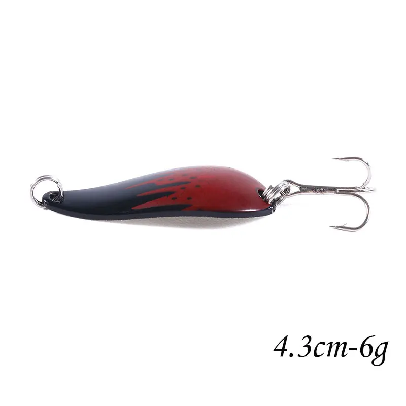 SP029-1 1pcs Metal Spinner Spoon Fishing Lure Hard Baits Gold /Silver Sequins Noise Paillette Treble Hook Tackle 10/10.5/14/16.5/20g - Цвет: SP029-1