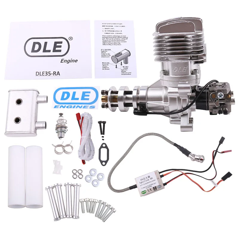 DLE 35RA-motor de gasolina Original para avi&oacute;n teledirigido, piezas de modelo DLE35RA DLE-35RA, 35cc-1