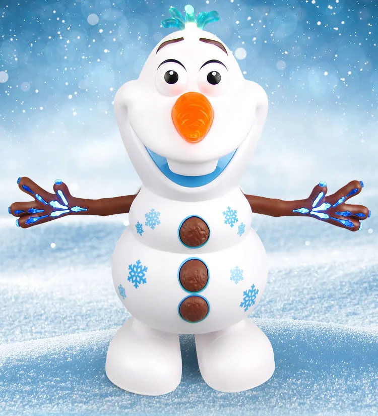 Эльза Анна принцесса игрушки танцующий Олаф снеговик модель с музыкальным