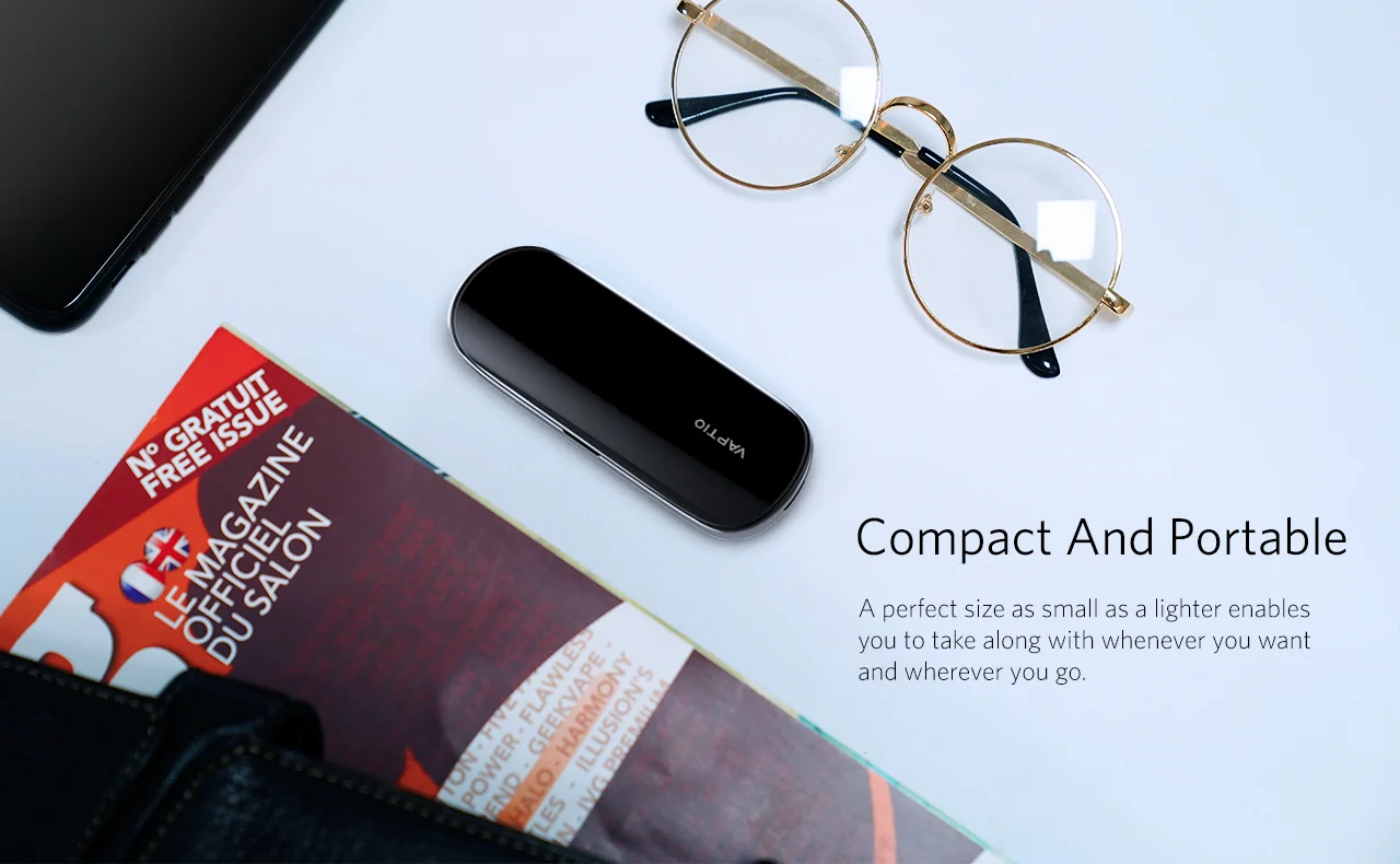Оригинальные Vaptio Гладкий Vape pod системы комплекты электронных сигарет со свежим UI испаритель и 400 мАч встроенный аккумулятор 1,5 мл pod