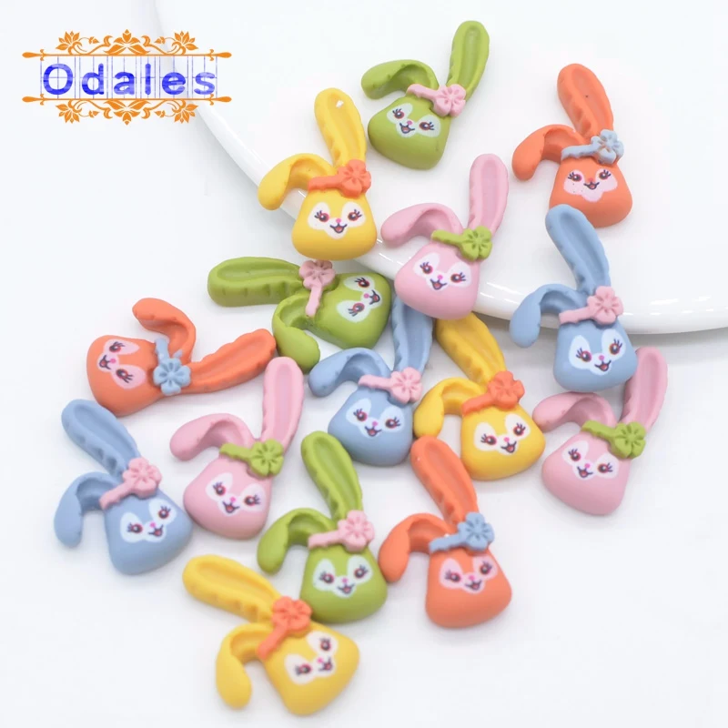 30 шт./лот DIY Мультяшные аксессуары для волос милый цветок кролик украшение