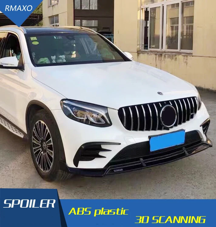 Задний спойлер GLC 2016 2018 для Mercedes Benz GLC200 30 ABS задний бампер диффузор Защита