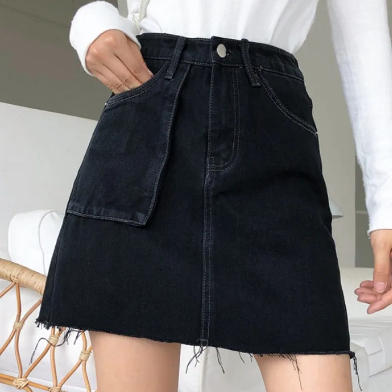 Летняя женская юбка с высокой талией юбки женские s трапециевидная мини-юбка