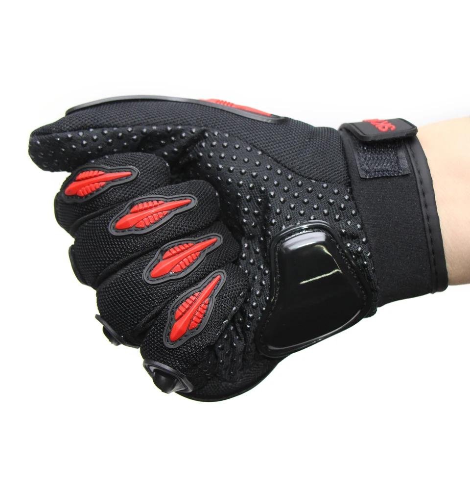 

Hot Sale 1 Pair Fashion New Full Finger Motorcycle Gloves Motocross Racing Moto Protective Gears Glove 4 Colors