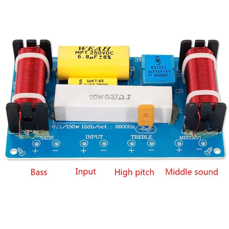 WEAH-338 3 Way 120W динамик аудио делитель частоты громкоговоритель фильтр |