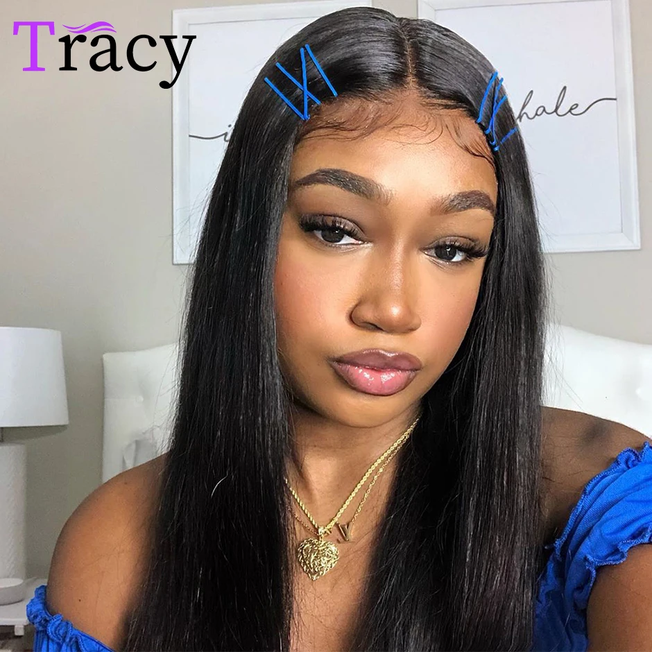 

Парик женский из натуральных волос, 4x4x1 T, 180% ден