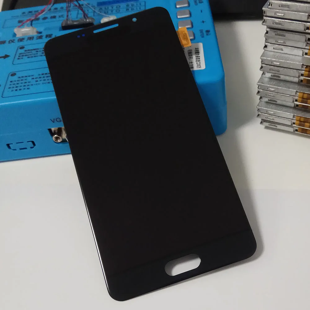 A510 экран для samsung Galaxy A5 дисплей A510 A510FD A510F A510M ЖК-дисплей кодирующий преобразователь сенсорного экрана в сборе части панели