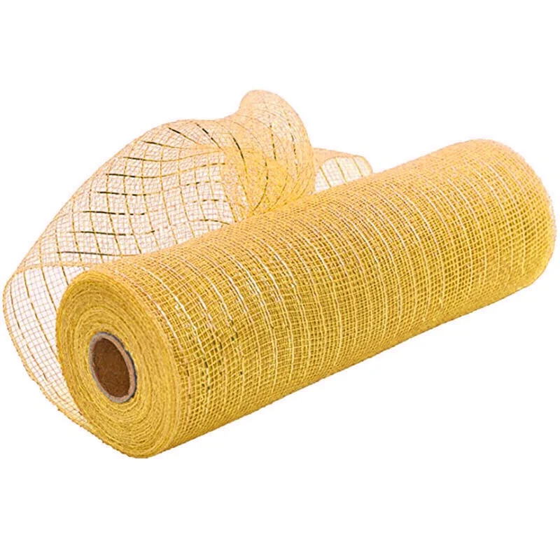 

Wedding Party Decoration Flowers Packaging Meshl Ribbon 26*8*8cm Each Roll 5 Colors DIY Holiday Gift Wrapping Mesh