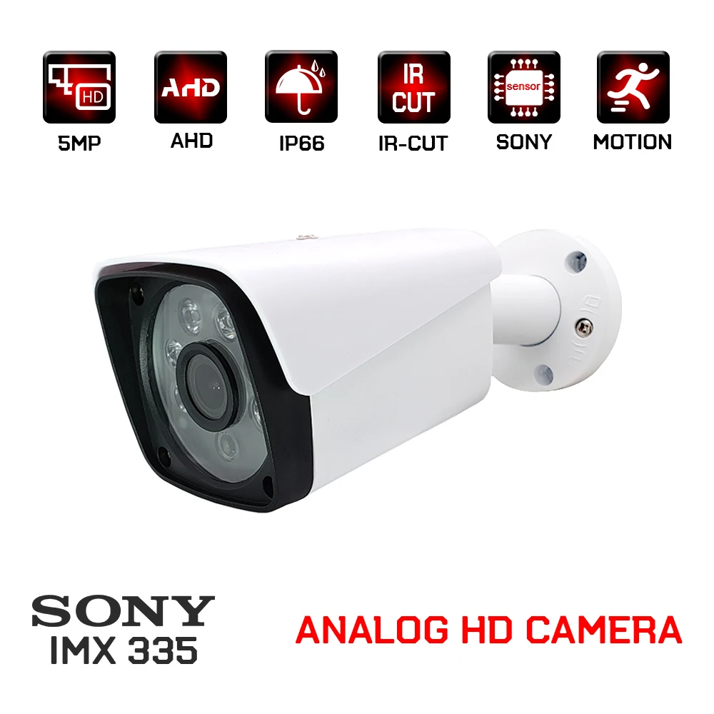 

1080P SONY IMX323/335 ahd camera 2MP 5MP cctv video surveillance security outdoor waterproof bullet analog cameras for home