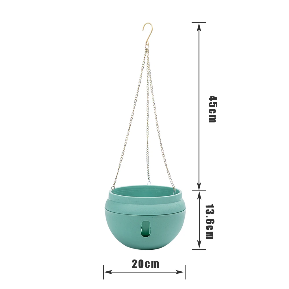 Цветочный горшок с крючком многоцветный автоматический полив в современном