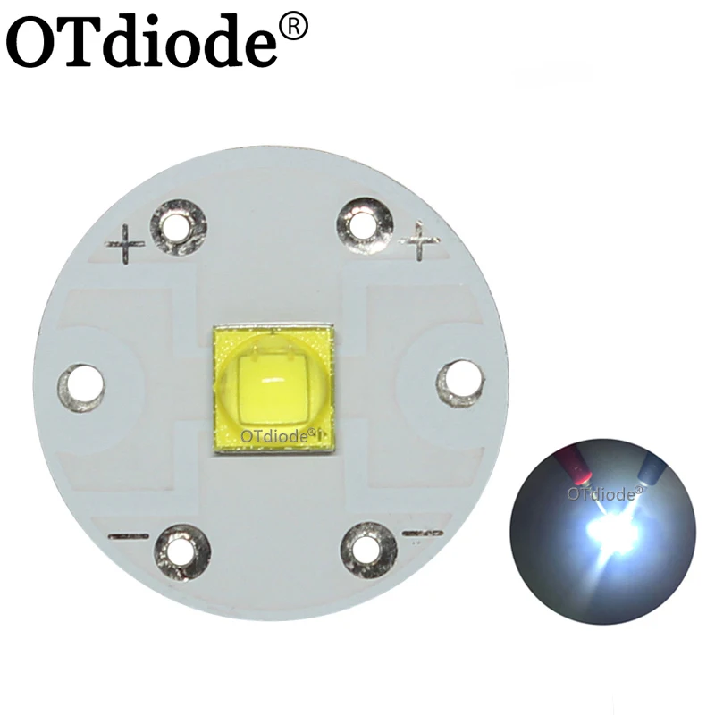 

Cree XM-L3 Xlamp XML3 5050 3rd Generation Cool white LED Emitter Chip Bulb flashlight DIY parts on Copper Aluminum Board