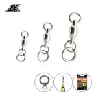 SRBBS 50-200LB рыболовный Вертлюг из нержавеющей стали, рыболовный шарикоподшипник, твердое кольцо, Морская рыбалка, снасти