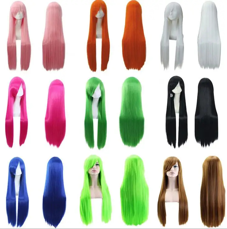 

28 Colour Anime Long Straight Wig Cosplay LoveLive Sonoda Umi Costume Love Live Heat Resistant Synthetic Hair Women Cosplay Wigs