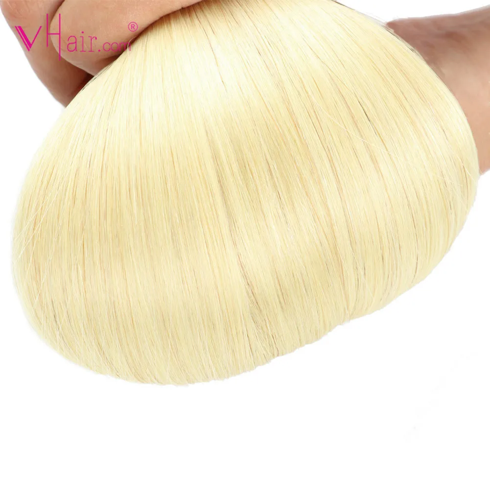 VHair Remy осветлённые волосы на кератиновых пластинах Бонд Пряди человеческих волос