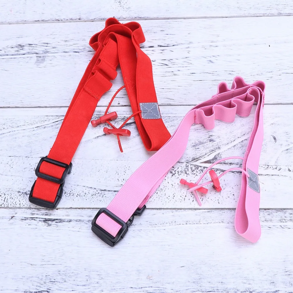 

2PCS Triathlon Race Number Belt Reflective Design Race Belt (Black and Blue)