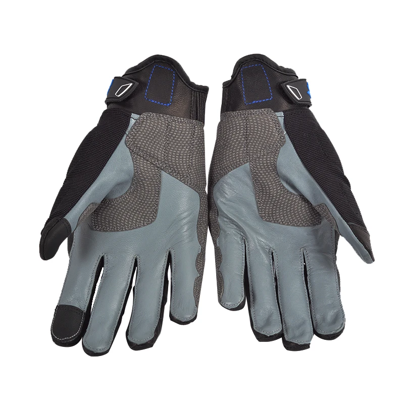 

2021 Leather Gloves for BMW Street Motorcycle Racing Riding Gloves Black