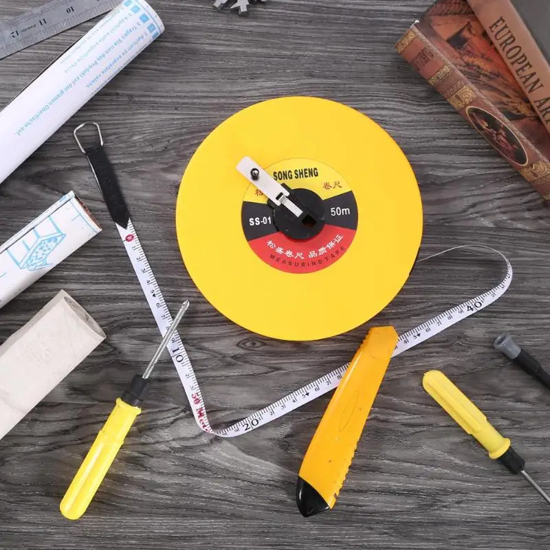 Измерительная линейка ручной диск гибкая Строительная измерительная лента