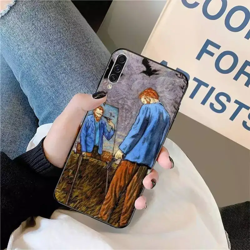 

Van Gogh Starry sky art design pattern Phone Case For Samsung galaxy A S note 10 7 8 9 20 30 31 40 50 51 70 71 21 s ultra plus